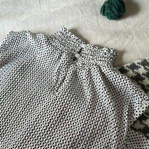 Polka dot blouse